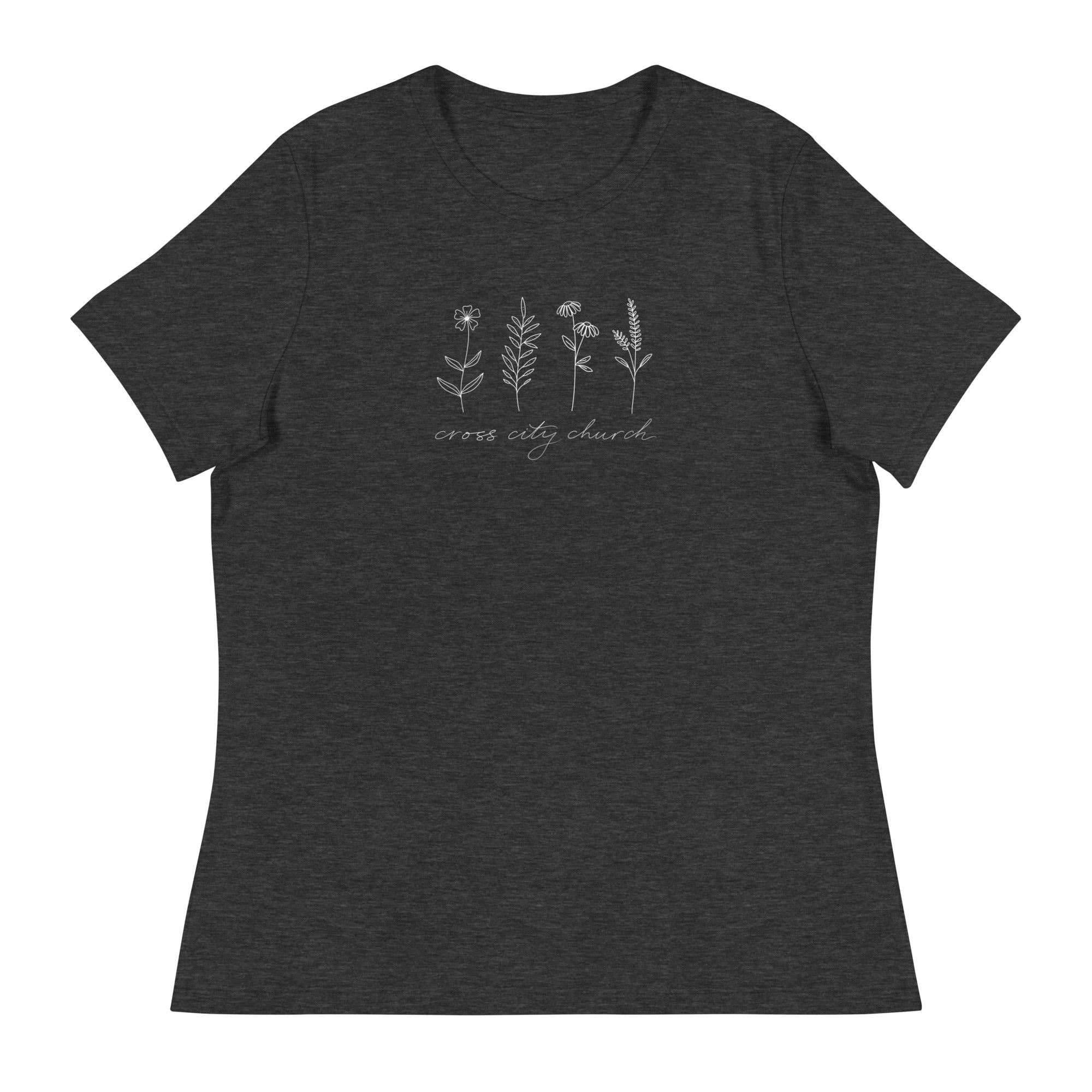 Relaxed T-Shirt | Womens | Flowers – Cross City Shop